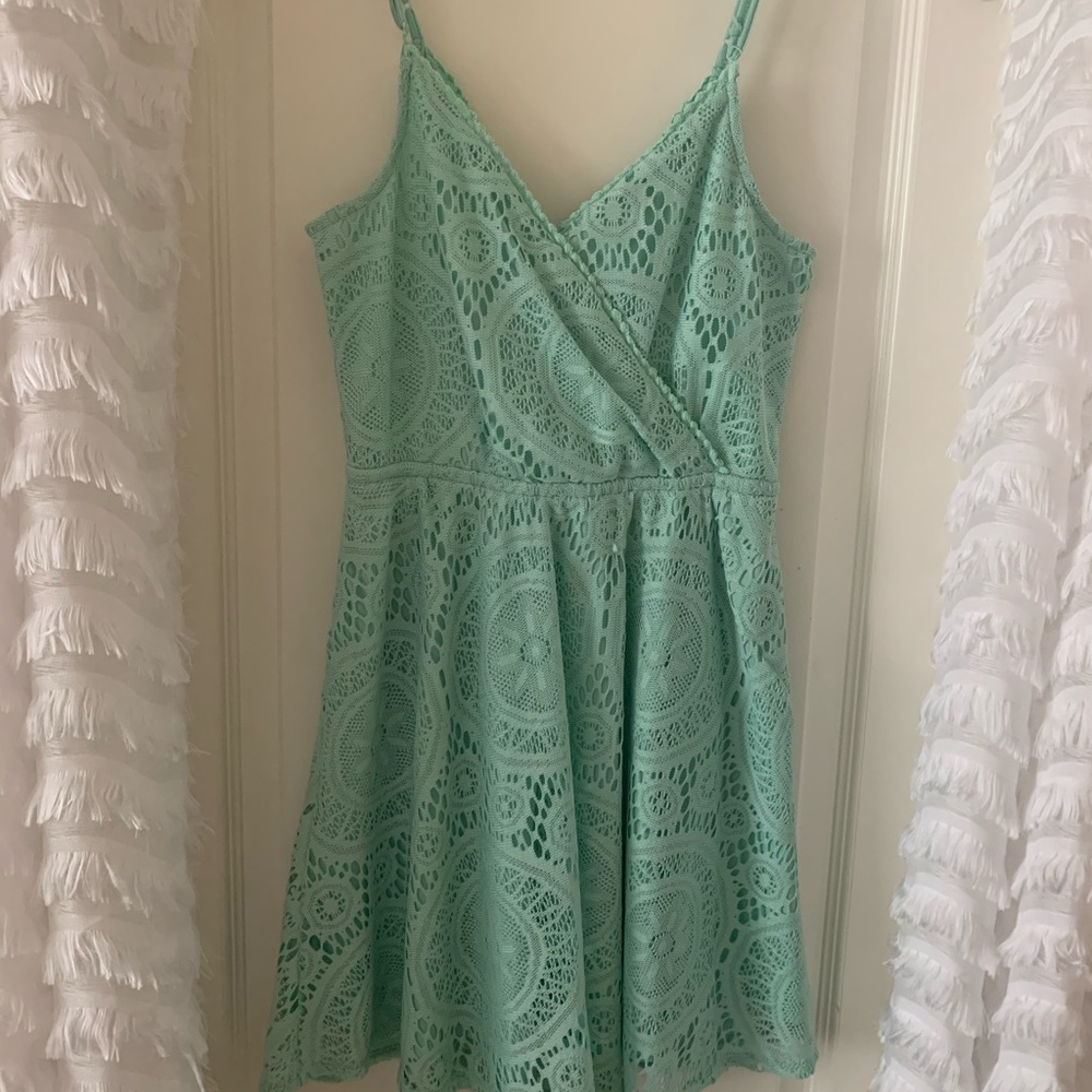 Teal dress